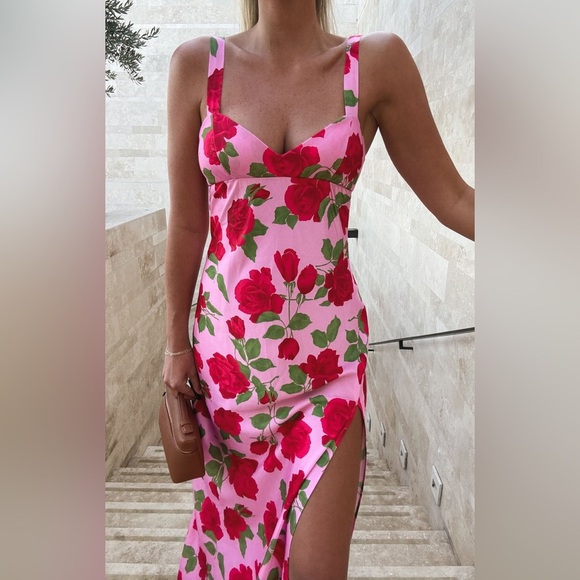 SHOW ME YOUR MUMU maude maxi dress in heart throb floral size small NWOT - Picture 3 of 13